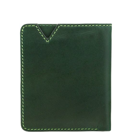 A-SLIM Leather Wallet Chikara - Green
